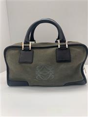 LOEWE VINTAGE SUEDE CUBO BAG